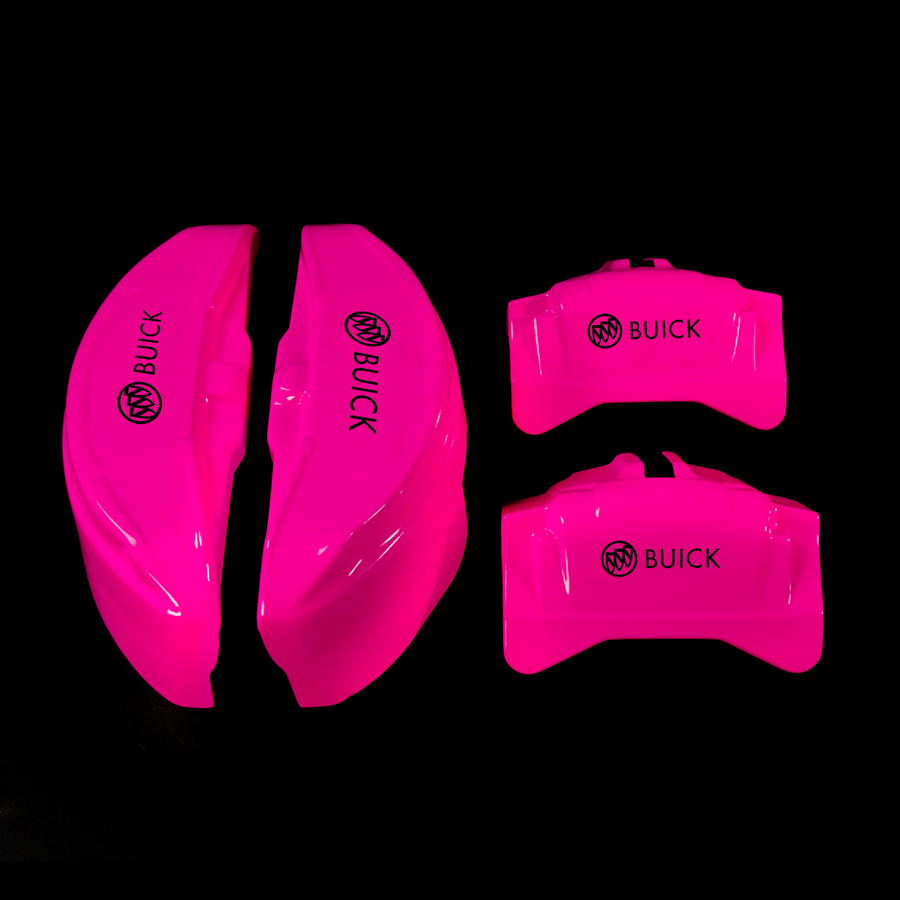 Custom Brake Caliper Covers for Buick in Fuchsia Color – Set of 4 + Warranty