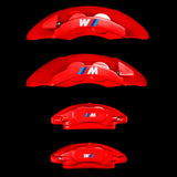Custom Brake Caliper Covers for BMW – M Style in Red Color – Set of 4 + Warranty