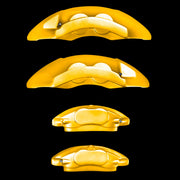 Custom Brake Caliper Covers for BMW – M Style in Yellow Color – Set of 4 + Warranty