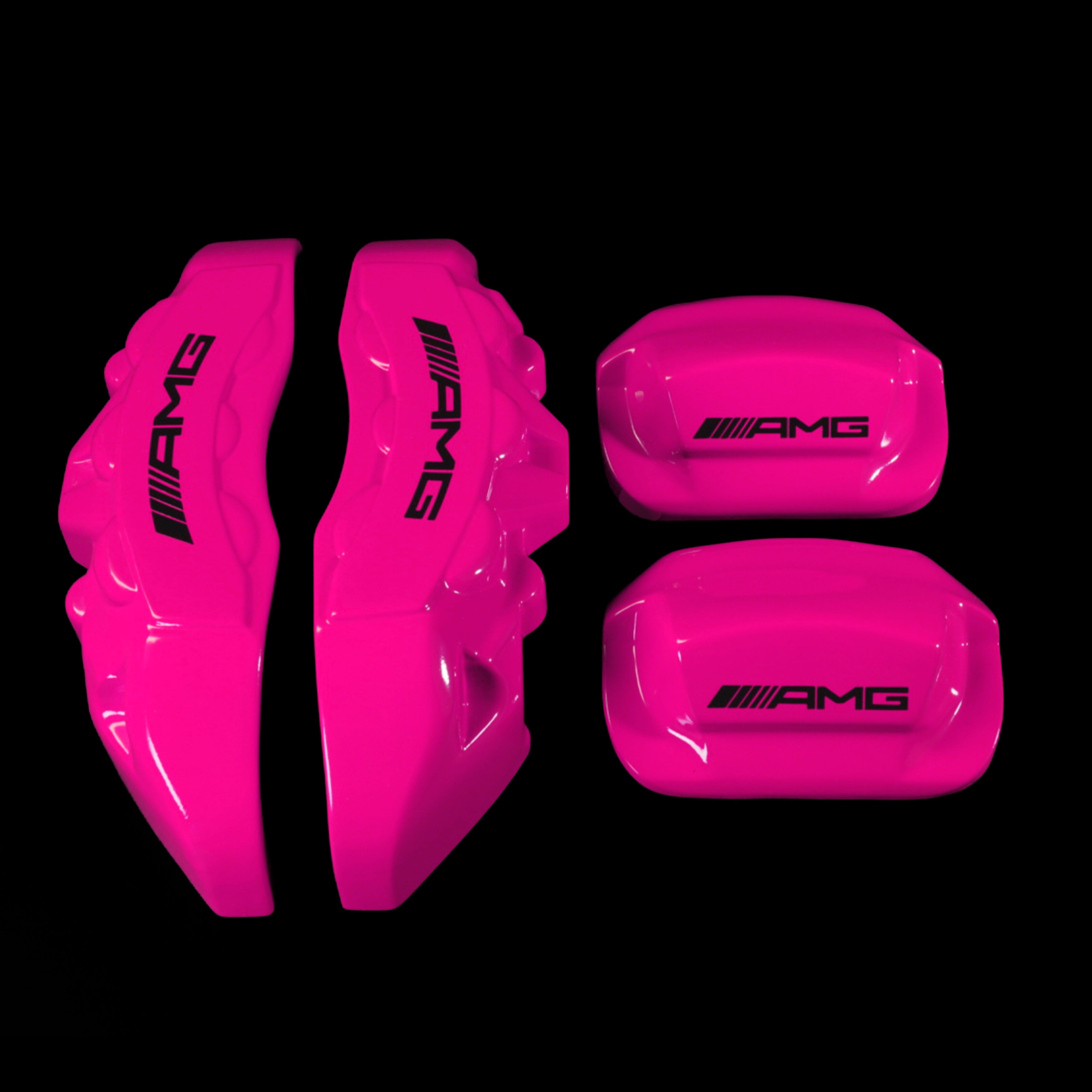 Brake Caliper Covers for Mercedes-Benz G63 2018-2024 – AMG Style in Fuchsia Color – Set of 4 + Warranty
