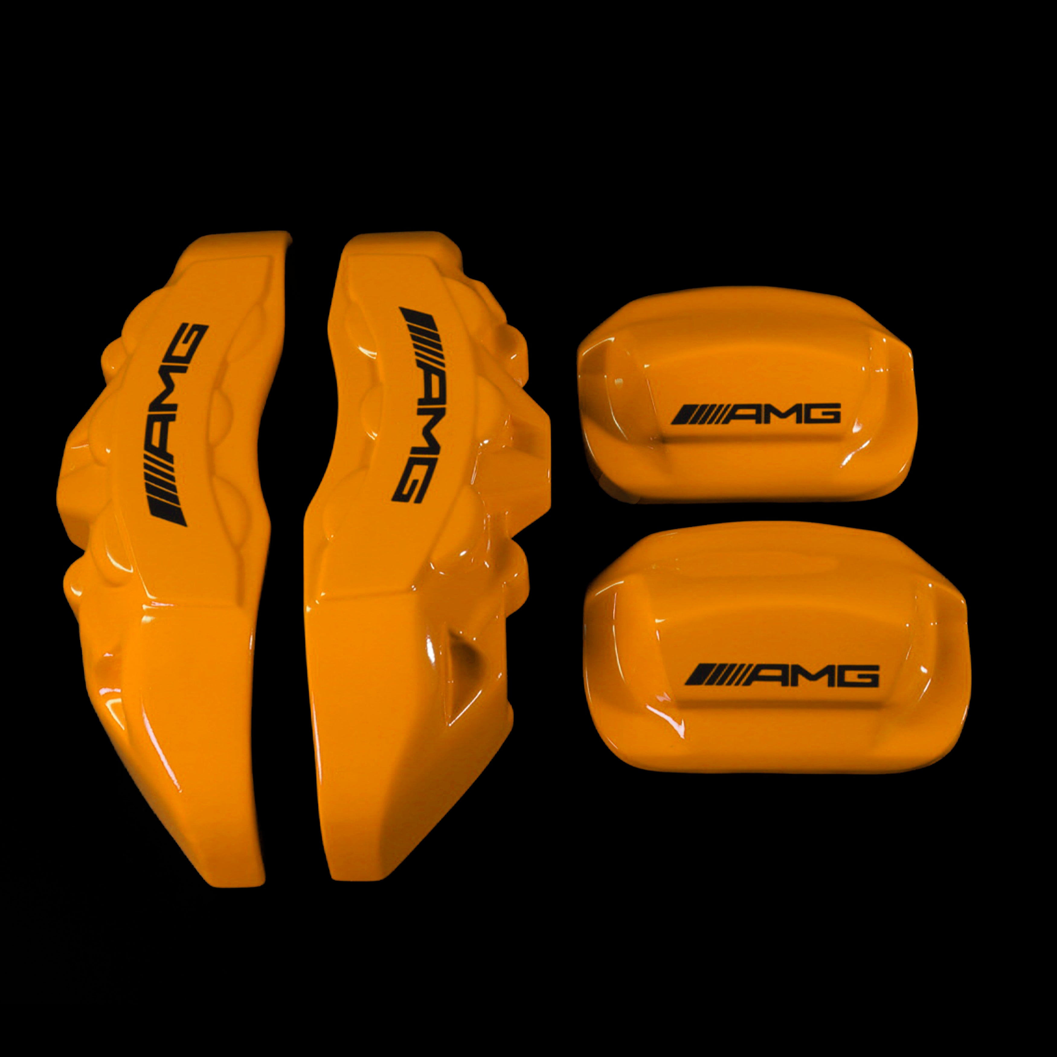 Brake Caliper Covers for Mercedes-Benz G63 2018-2024 – AMG Style in Orange Color – Set of 4 + Warranty