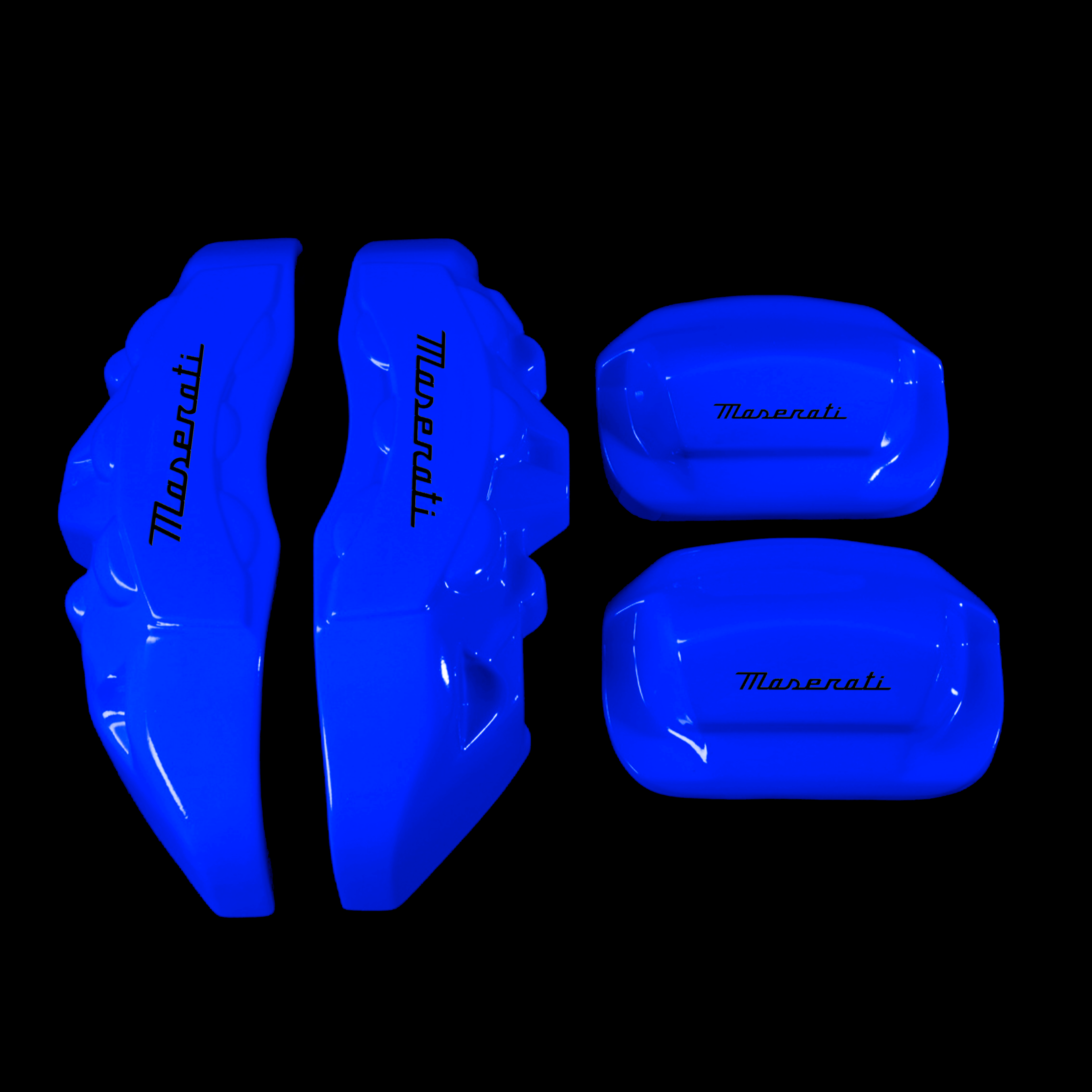Custom Brake Caliper Covers for Maserati in Blue Color – Set of 4 + Warranty