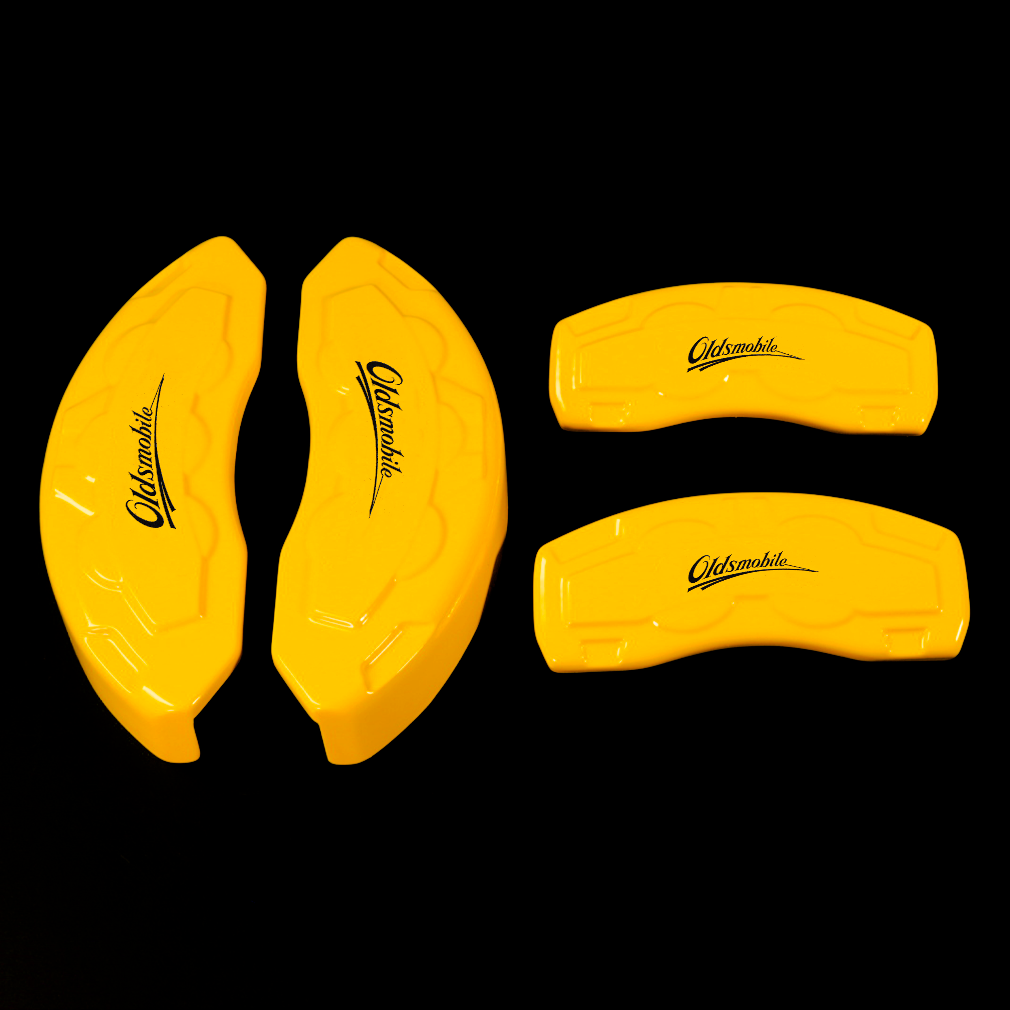 Custom Brake Caliper Covers for Oldsmobile in Yellow Color – Set of 4 + Warranty