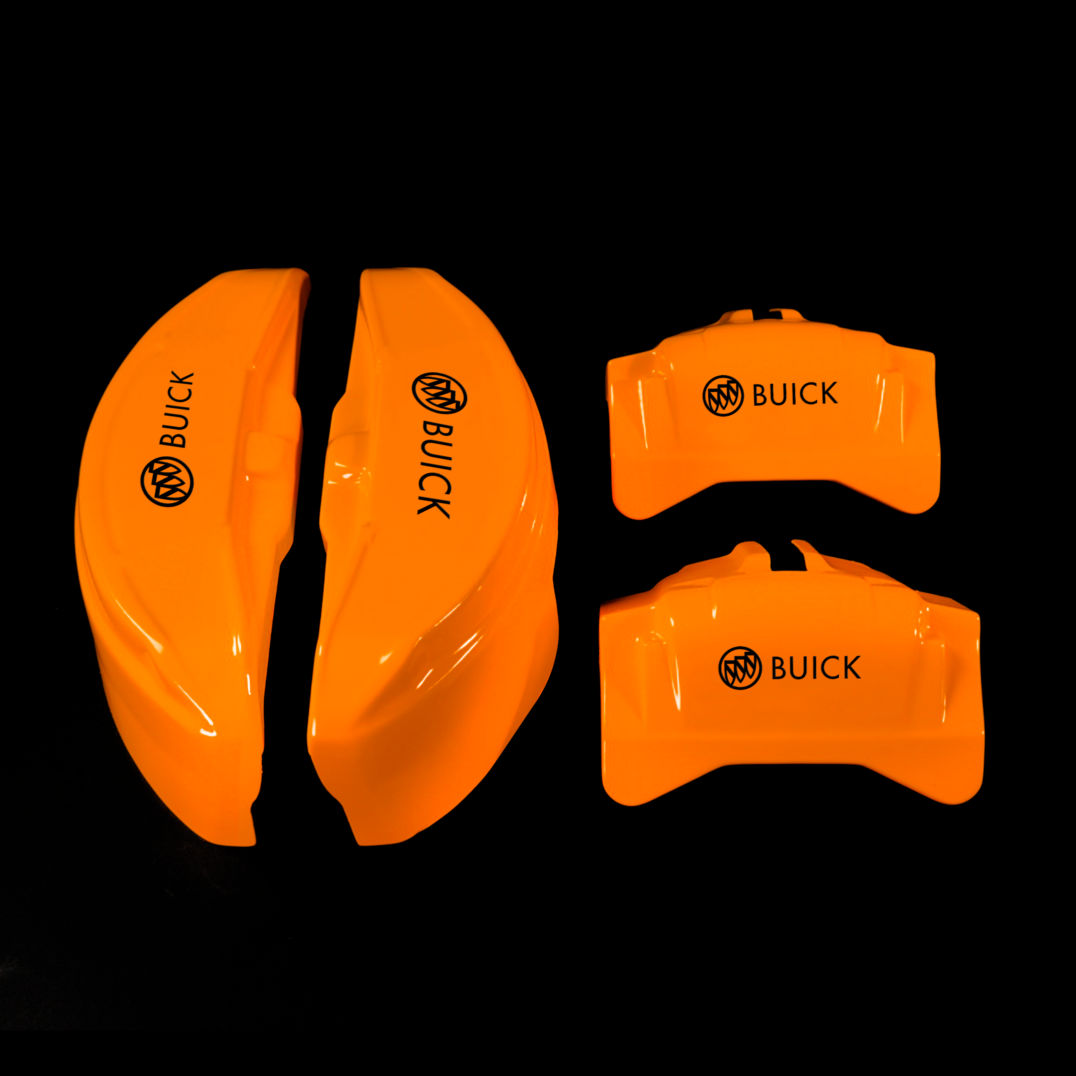 Custom Brake Caliper Covers for Buick in Orange Color – Set of 4 + Warranty