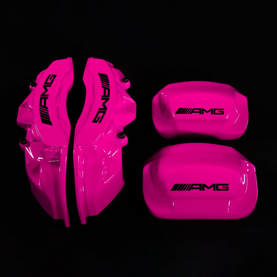 Brake Caliper Covers for Mercedes-Benz G550 2018-2024 – AMG Style in Fuchsia Color – Set of 4 + Warranty
