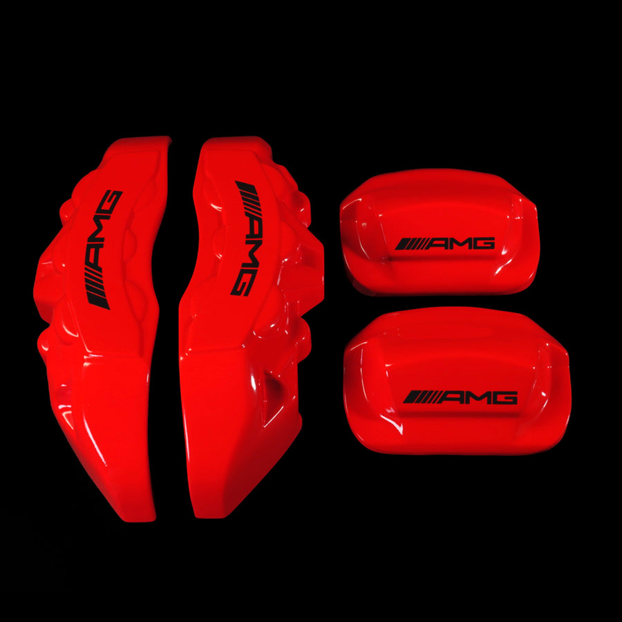 Brake Caliper Covers for Mercedes-Benz G63 2019-2025 – AMG Style in Red Color – Set of 4 + Warranty