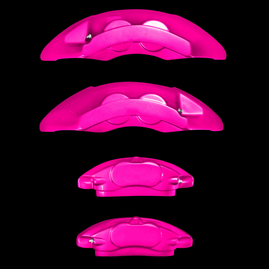 Custom Brake Caliper Covers for BMW – M Style in Fuchsia Color – Set of 4 + Warranty