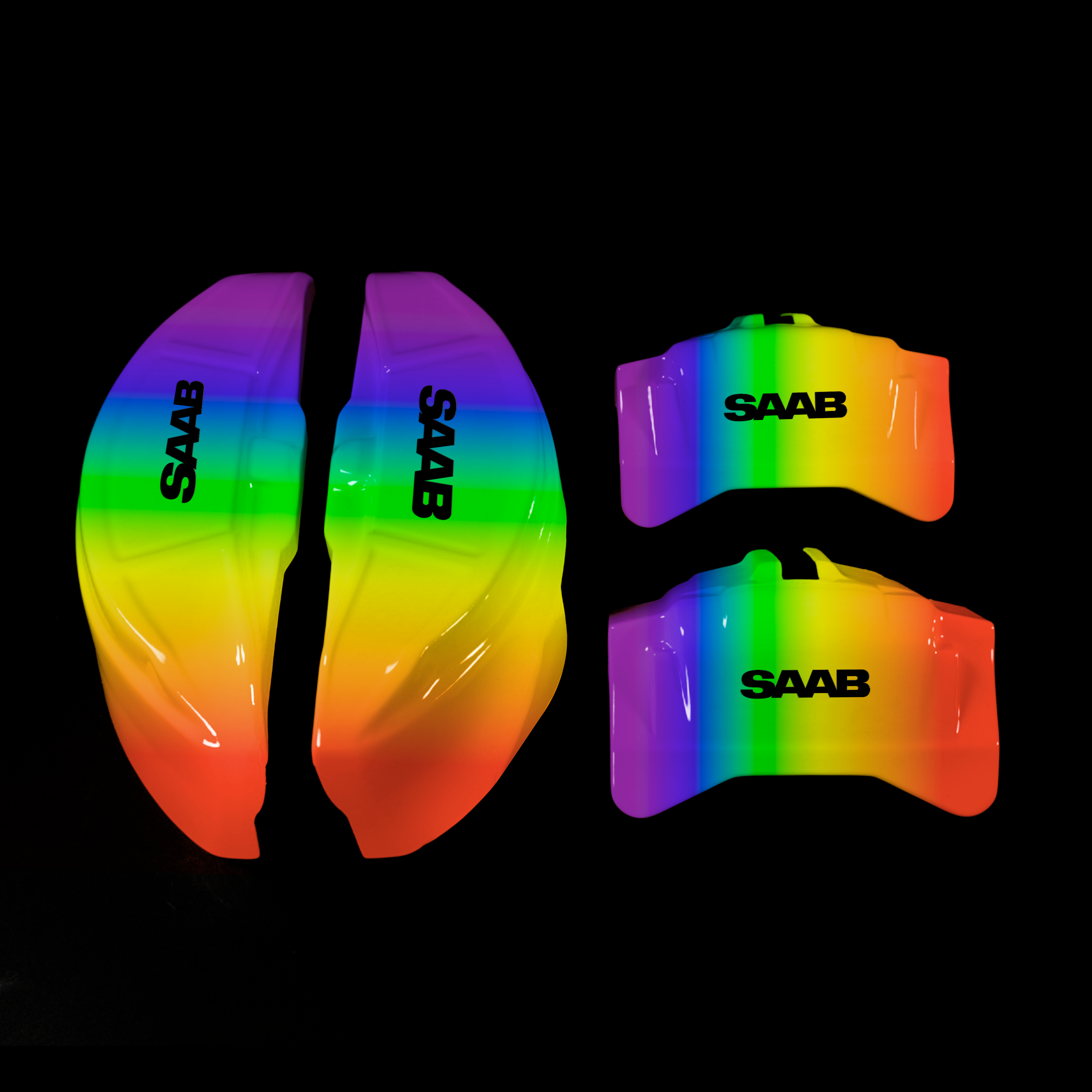 Custom Brake Caliper Covers for Saab in Custom Color – Set of 4 + Warranty