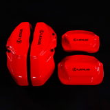 Custom Brake Caliper Covers for Lexus in Red Color – Set of 4 + Warranty