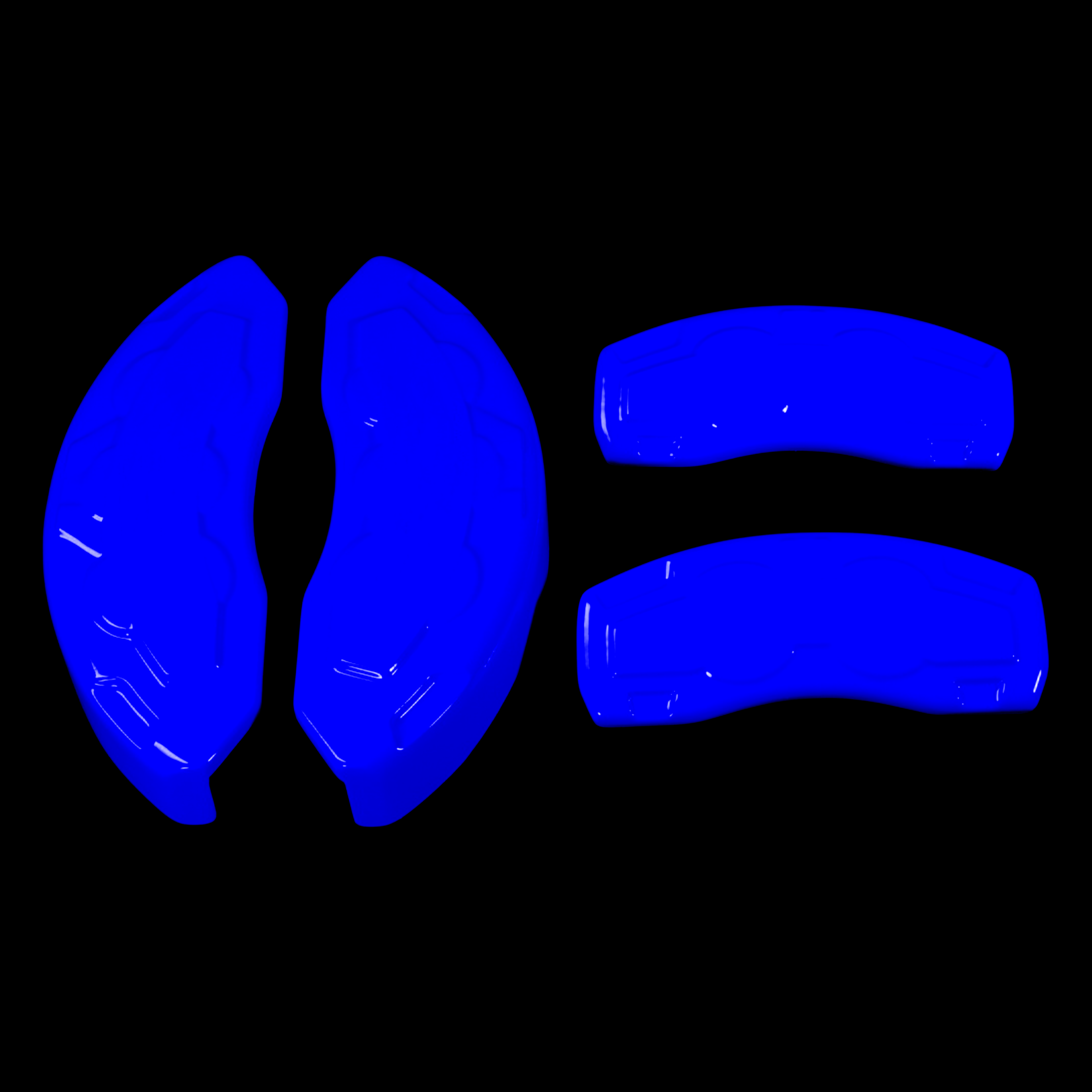 Custom Brake Caliper Covers for Chrysler in Blue Color – Set of 4 + Warranty