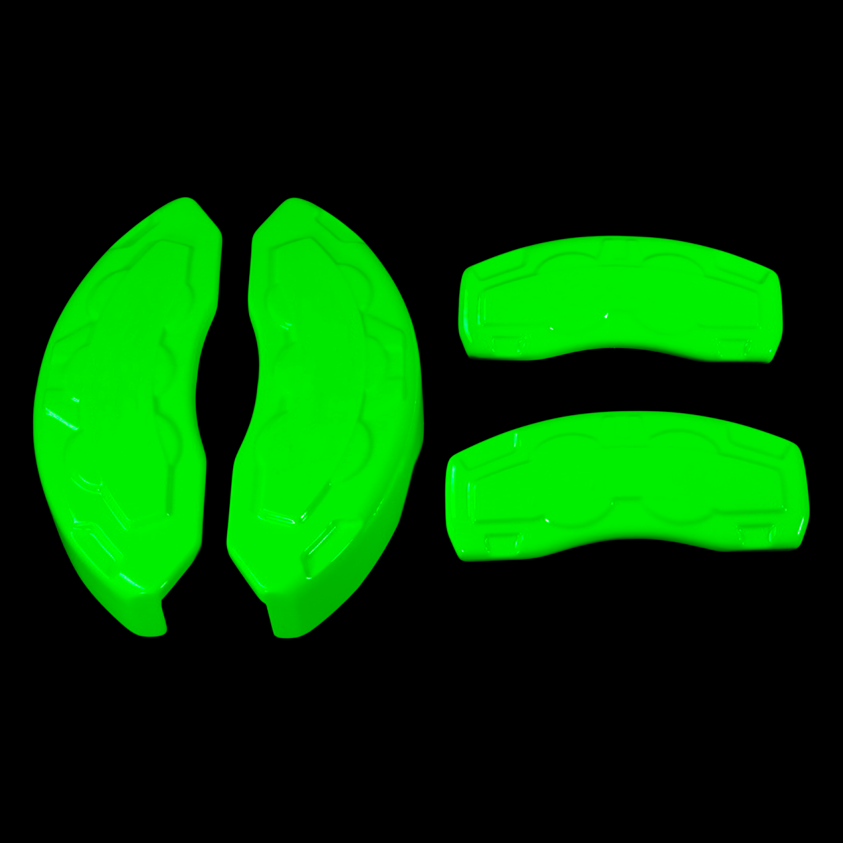 Custom Brake Caliper Covers for Chrysler in Green Color – Set of 4 + Warranty