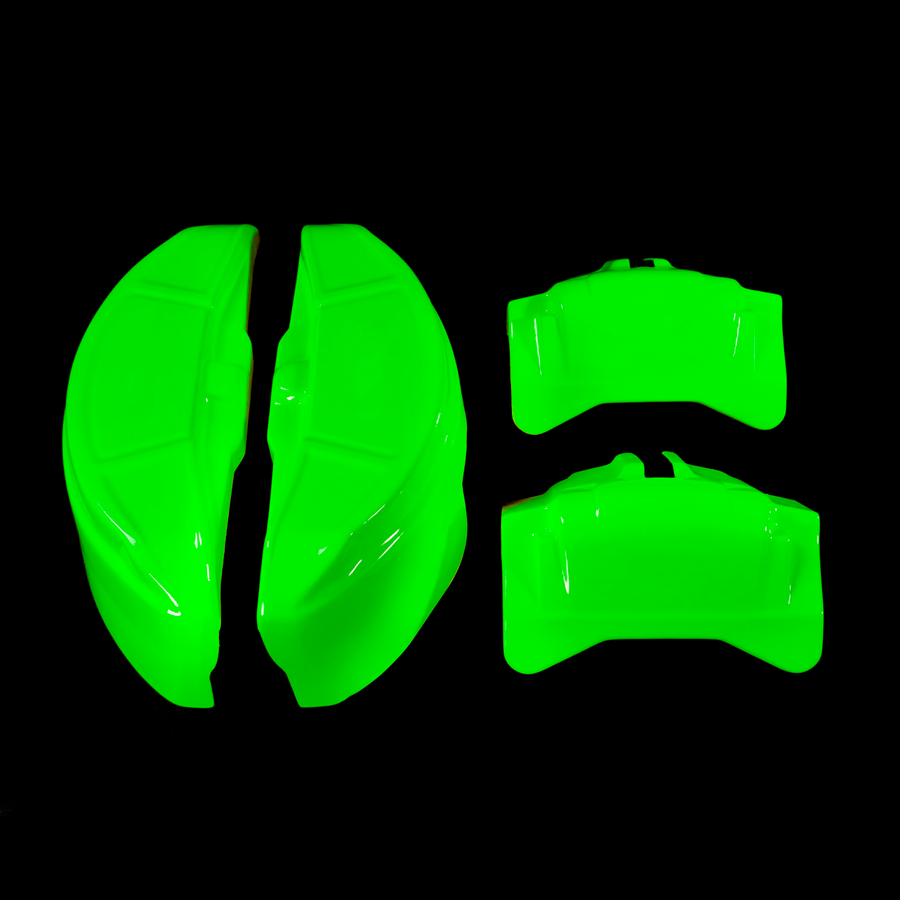 Custom Brake Caliper Covers for GMC in Green Color – Set of 4 + Warranty