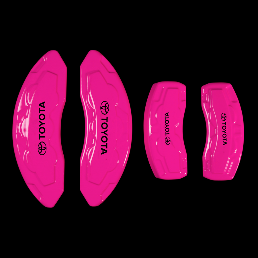 Custom Brake Caliper Covers for Toyota in Fuchsia Color – Set of 4 + Warranty
