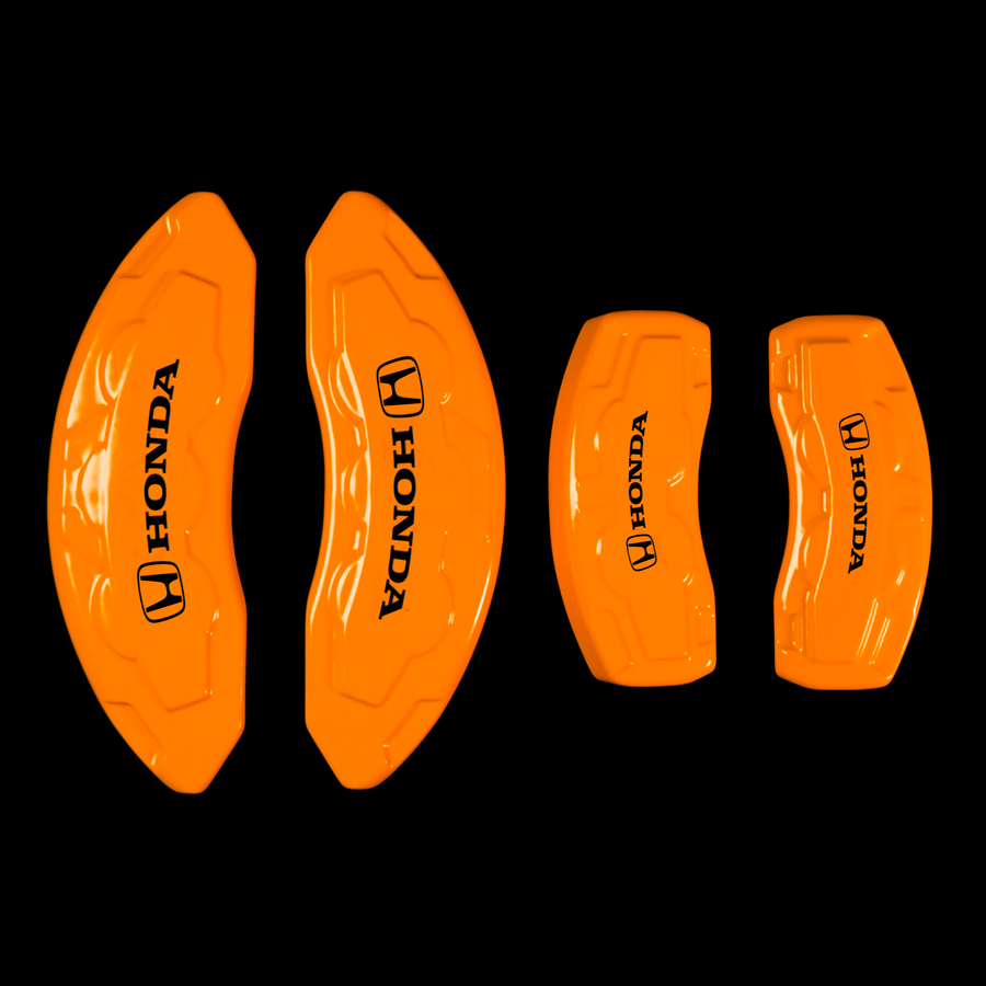 Custom Brake Caliper Covers for Honda in Orange Color – Set of 4 + Warranty
