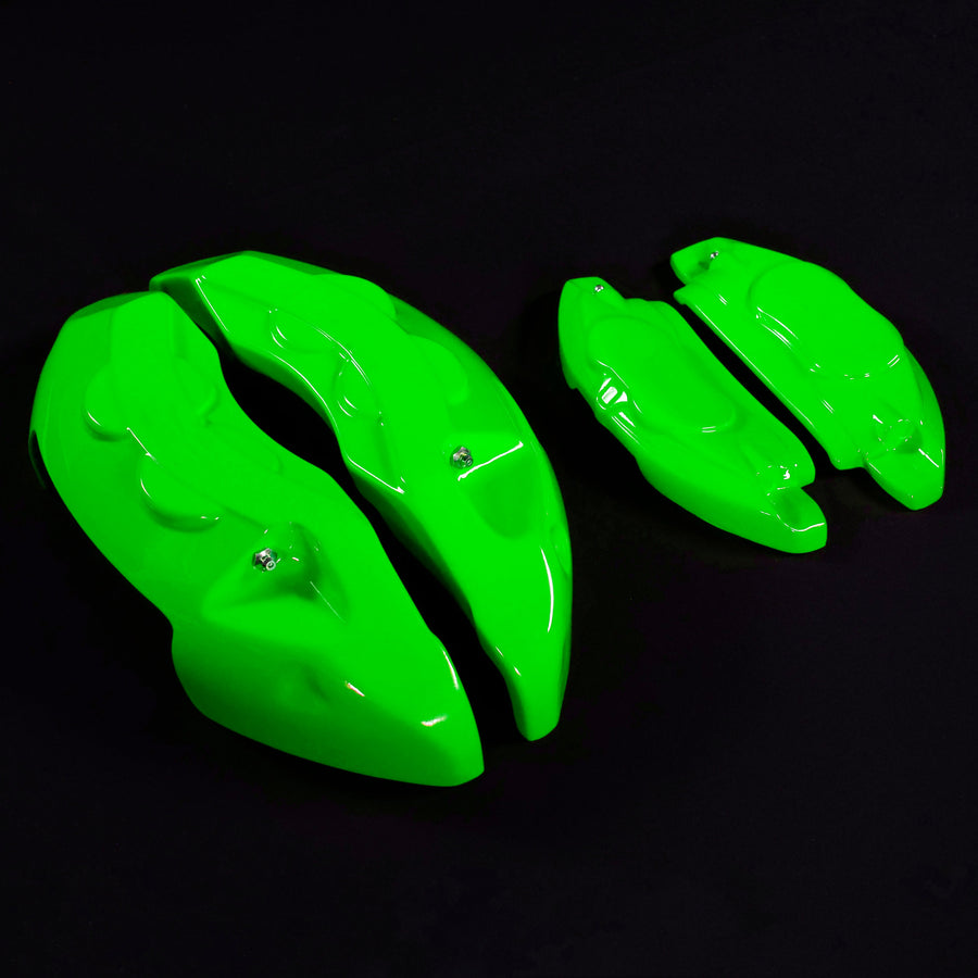 Custom Brake Caliper Covers for BMW – M Style in Green Color – Set of 4 + Warranty