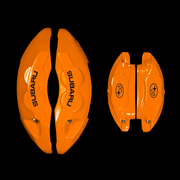 Custom Brake Caliper Covers for Subaru in Orange Color – Set of 4 + Warranty