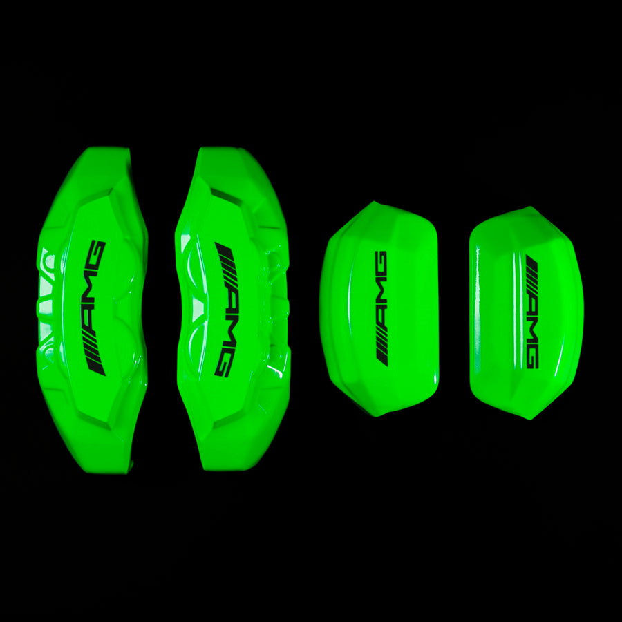Brake Caliper Covers for Mercedes-Benz C43 2015-2018 – AMG Style in Green Color – Set of 4 + Warranty