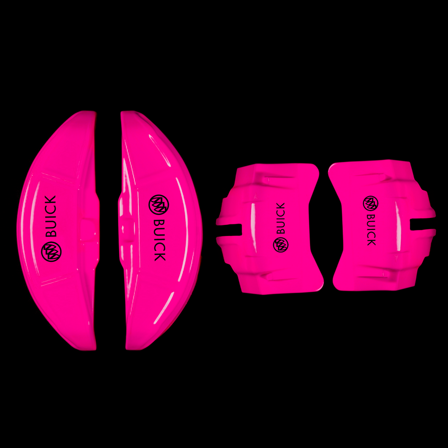 Custom Brake Caliper Covers for Buick in Fuchsia Color – Set of 4 + Warranty