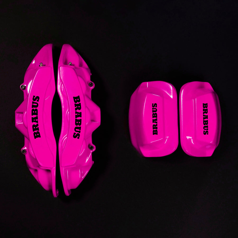 Brake Caliper Covers for Mercedes-Benz G550 2018-2024 – Brabus in Fuchsia Color – Set of 4 + Warranty