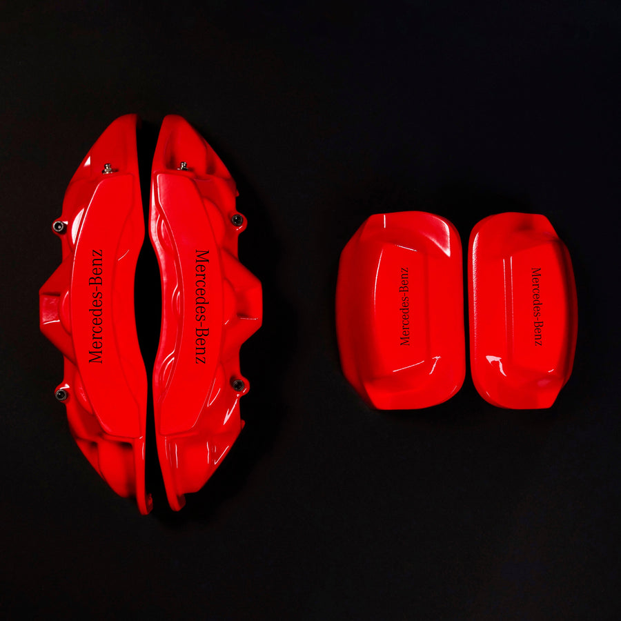 Brake Caliper Covers for Mercedes-Benz G550 2018-2024 in Red Color – Set of 4 + Warranty