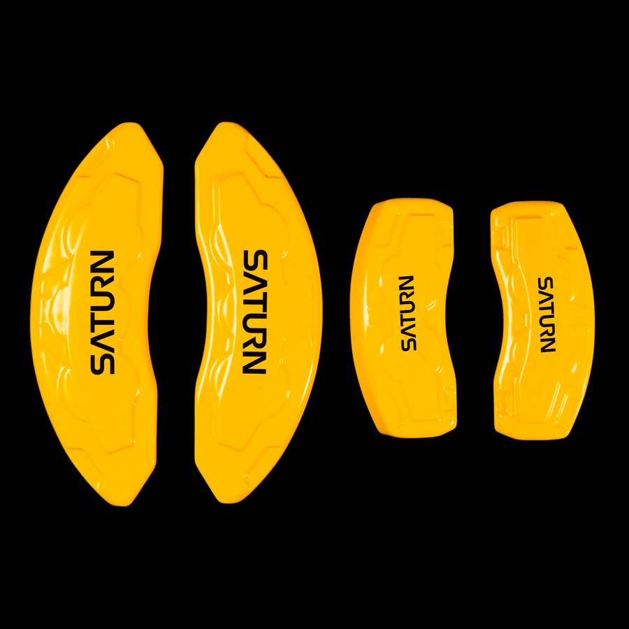 Custom Brake Caliper Covers for Saturn in Yellow Color – Set of 4 + Warranty