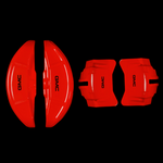 Custom Brake Caliper Covers for GMC in Red Color – Set of 4 + Warranty