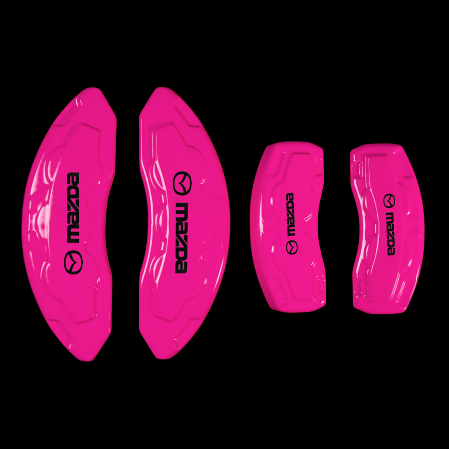 Custom Brake Caliper Covers for Mazda in Fuchsia Color – Set of 4 + Warranty