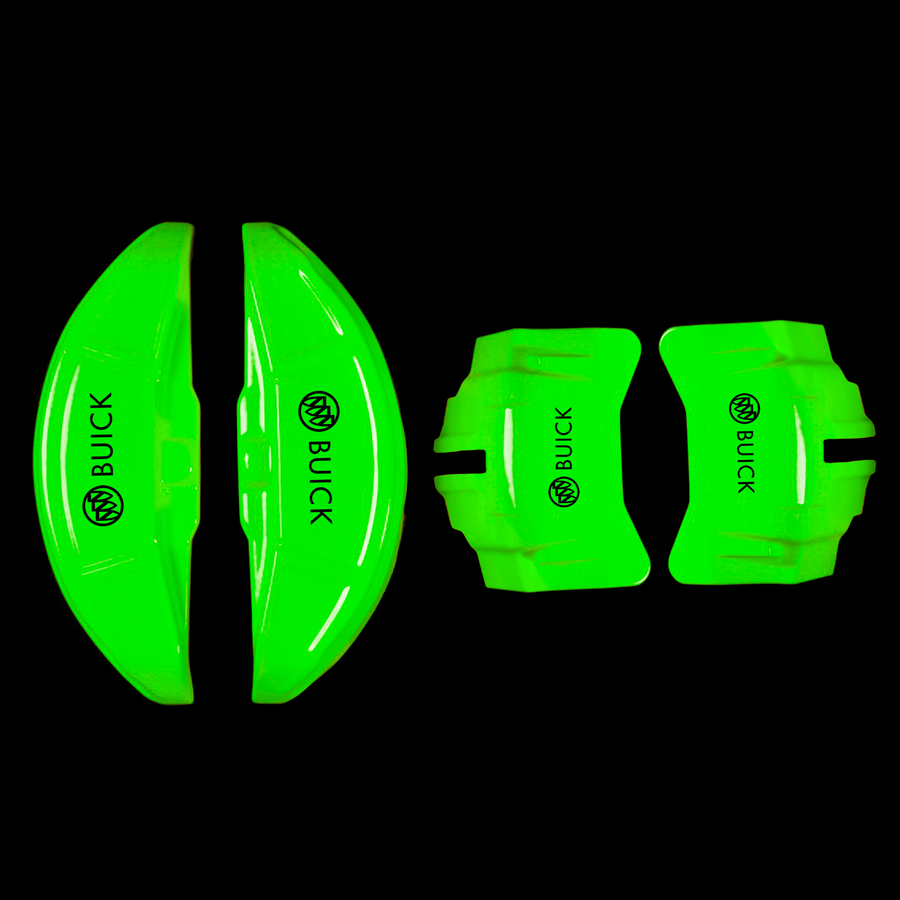 Custom Brake Caliper Covers for Buick in Green Color – Set of 4 + Warranty