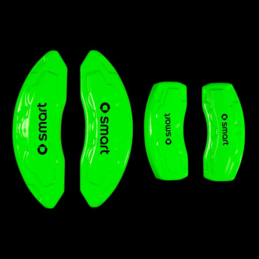 Custom Brake Caliper Covers for Smart in Green Color – Set of 4 + Warranty