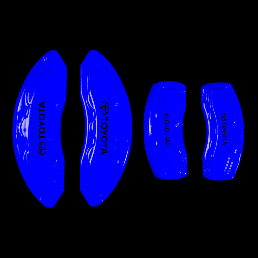 Custom Brake Caliper Covers for Toyota in Blue Color – Set of 4 + Warranty