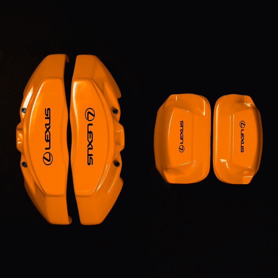 Custom Brake Caliper Covers for Lexus in Orange Color – Set of 4 + Warranty
