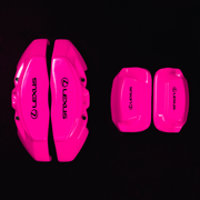 Custom Brake Caliper Covers for Lexus in Fuchsia Color – Set of 4 + Warranty