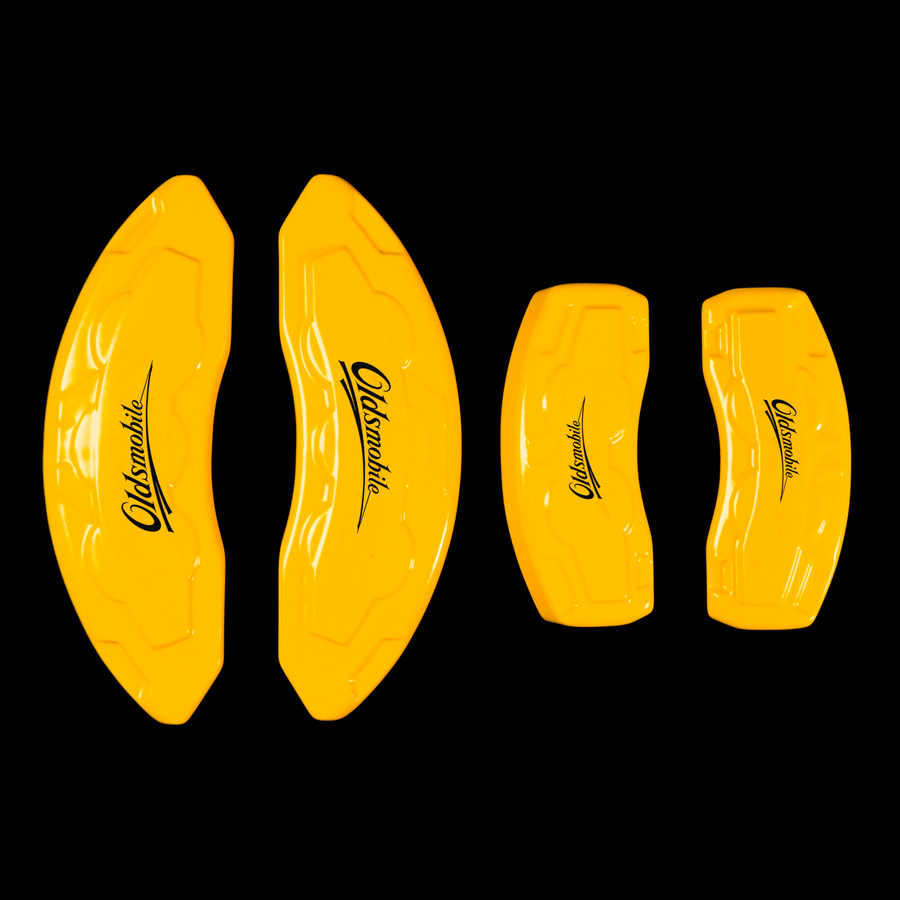Custom Brake Caliper Covers for Oldsmobile in Yellow Color – Set of 4 + Warranty