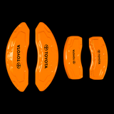 Custom Brake Caliper Covers for Toyota in Orange Color – Set of 4 + Warranty