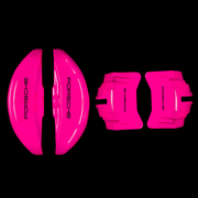 Custom Brake Caliper Covers for Porsche in Fuchsia Color – Set of 4 + Warranty