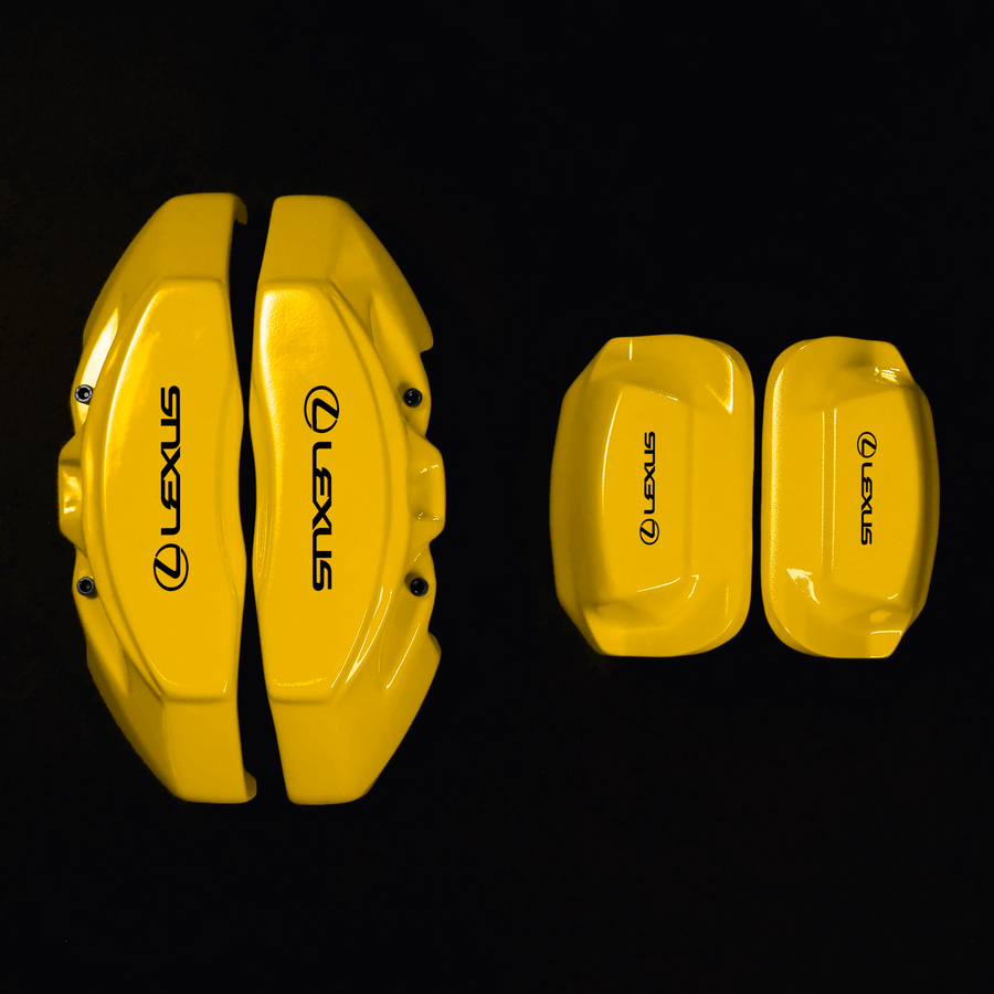 Custom Brake Caliper Covers for Lexus in Yellow Color – Set of 4 + Warranty