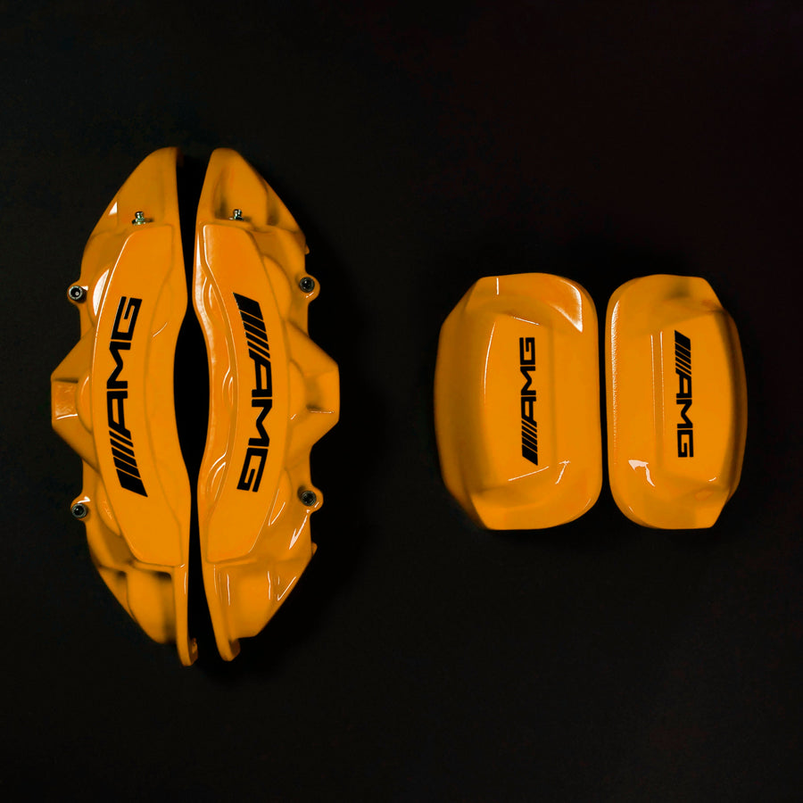 Brake Caliper Covers for Mercedes-Benz G550 2018-2024 – AMG Style in Orange Color – Set of 4 + Warranty