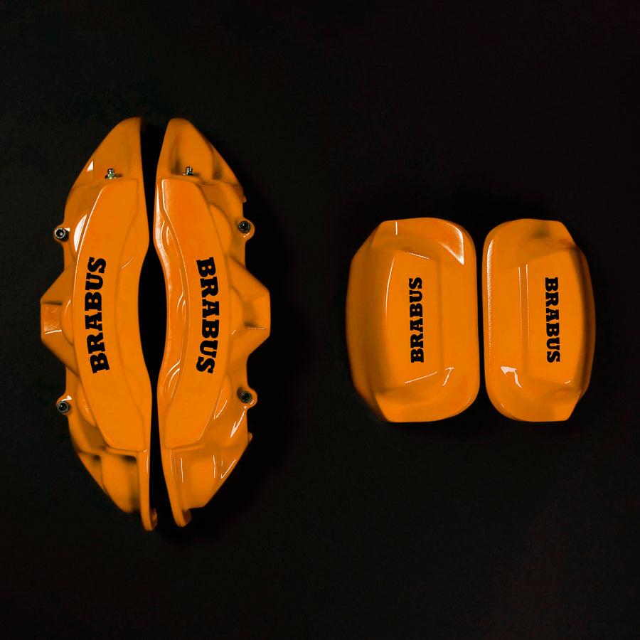 Brake Caliper Covers for Mercedes-Benz G550 2018-2024 – Brabus in Orange Color – Set of 4 + Warranty