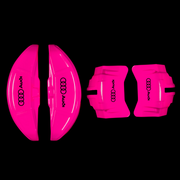 Custom Brake Caliper Covers for Audi in Fuchsia Color – Set of 4 + Warranty