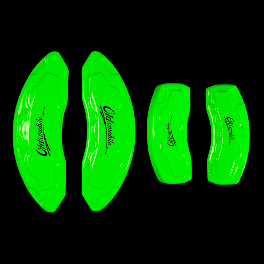 Custom Brake Caliper Covers for Oldsmobile in Green Color – Set of 4 + Warranty