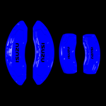 Custom Brake Caliper Covers for Isuzu in Blue Color – Set of 4 + Warranty