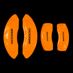 Custom Brake Caliper Covers for Dodge in Orange Color – Set of 4 + Warranty