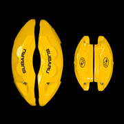 Custom Brake Caliper Covers for Subaru in Yellow Color – Set of 4 + Warranty