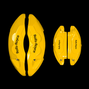 Custom Brake Caliper Covers for Rolls-Royce in Yellow Color – Set of 4 + Warranty