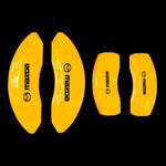 Custom Brake Caliper Covers for Mazda in Yellow Color – Set of 4 + Warranty