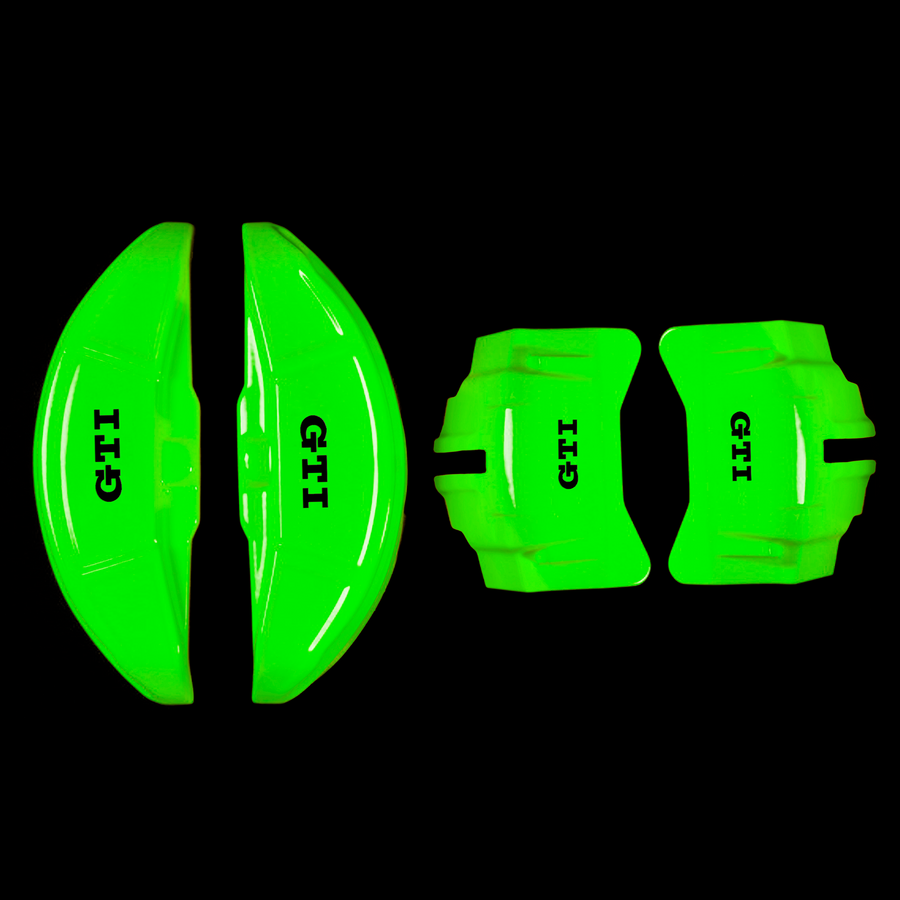 Custom Brake Caliper Covers for Volkswagen in Green Color – Set of 4 + Warranty