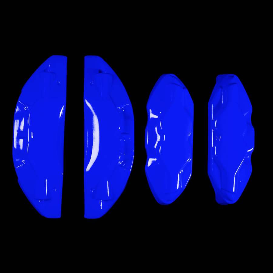 Custom Brake Caliper Covers for Cadillac in Blue Color – Set of 4 + Warranty