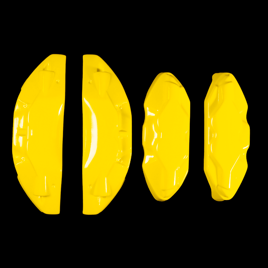 Custom Brake Caliper Covers for Cadillac in Yellow Color – Set of 4 + Warranty