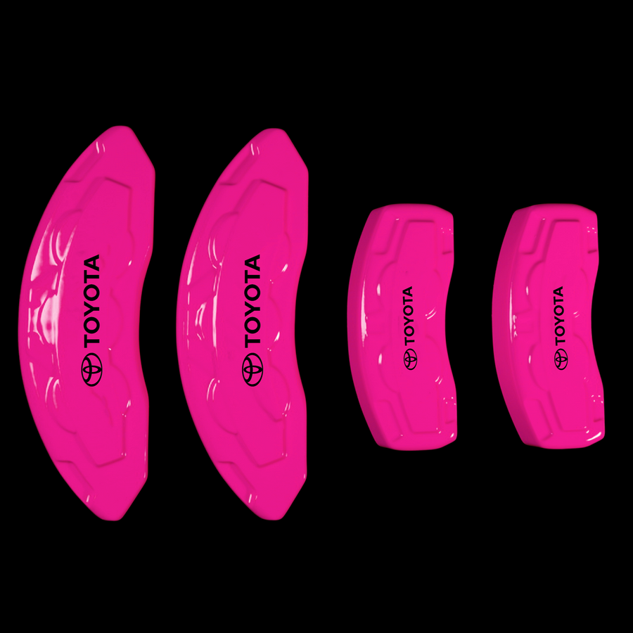 Custom Brake Caliper Covers for Toyota in Fuchsia Color – Set of 4 + Warranty
