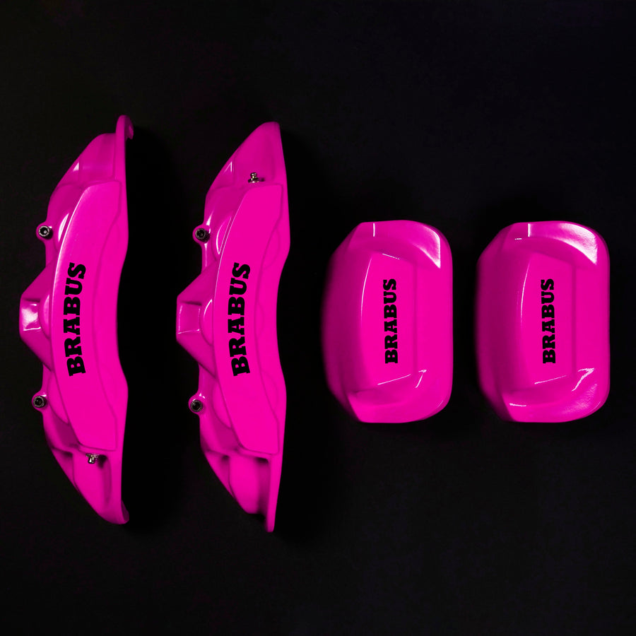 Brake Caliper Covers for Mercedes-Benz G550 2018-2024 – Brabus in Fuchsia Color – Set of 4 + Warranty